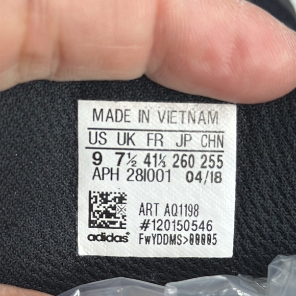 (H5) Adidas Tubular Dusk Women's Running Shoes, Size 9, Black/Pink - Picture 10 of 13